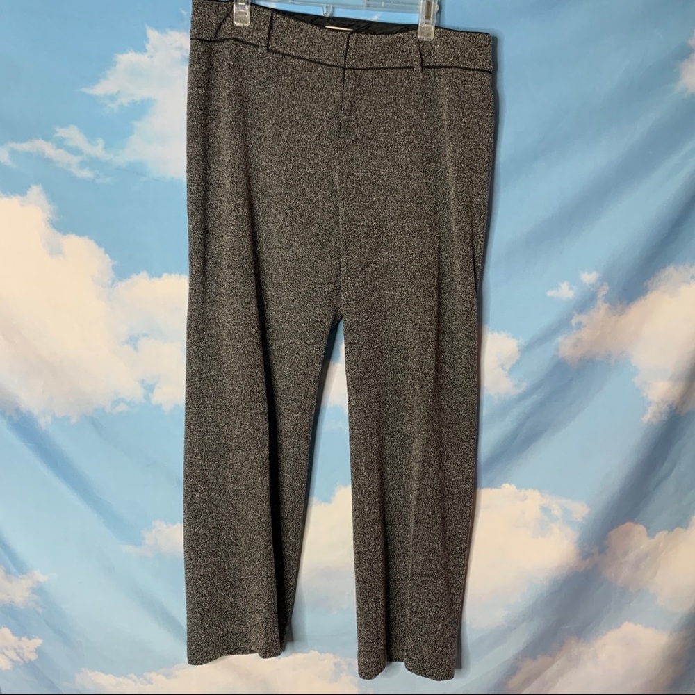 Lot De 2 Pantalons Habillés Chicos Coldwater Creek Taille 14 - Noir Et Gris Taupe à Motifs